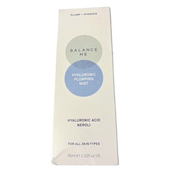 Bslance Me Other - Balance Me Hyaluronic Plumping Mist - New in box - 1.52oz